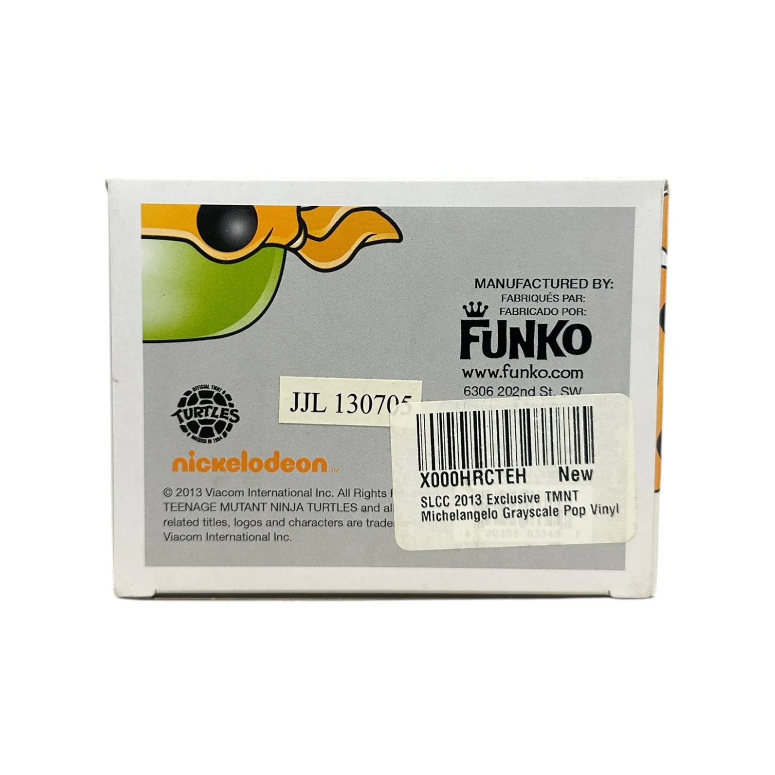 Michelangelo #62 (Grayscale) Funko Pop! - Teenage Mutant Ninja Turtles - Coast City Styles Exclusive LE2000 Pcs - Condition 7/10 - Image 6