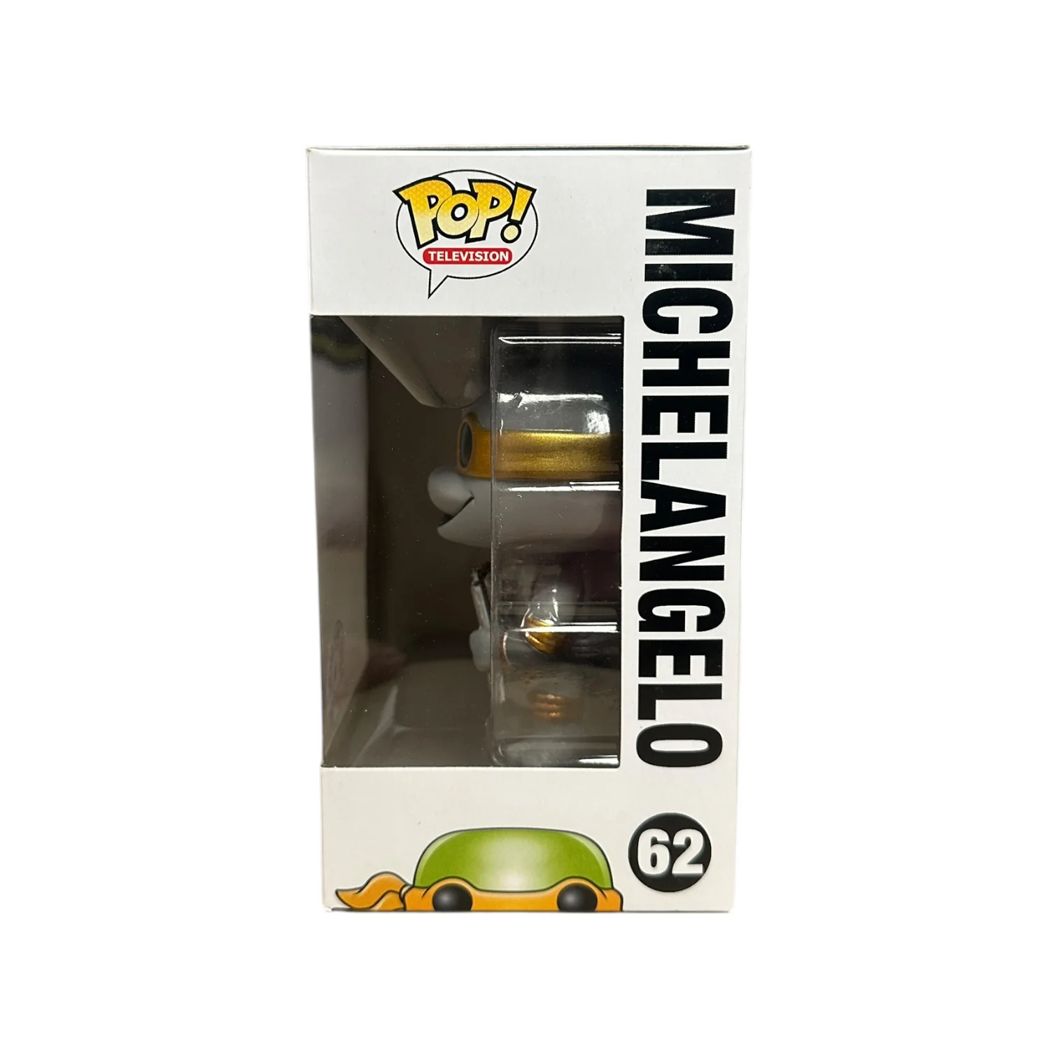 Michelangelo #62 (Grayscale Metallic) Funko Pop! - Teenage Mutant Ninja Turtles - Coast City Styles Exclusive LE500 Pcs - Condition 8.75/10 - Image 2