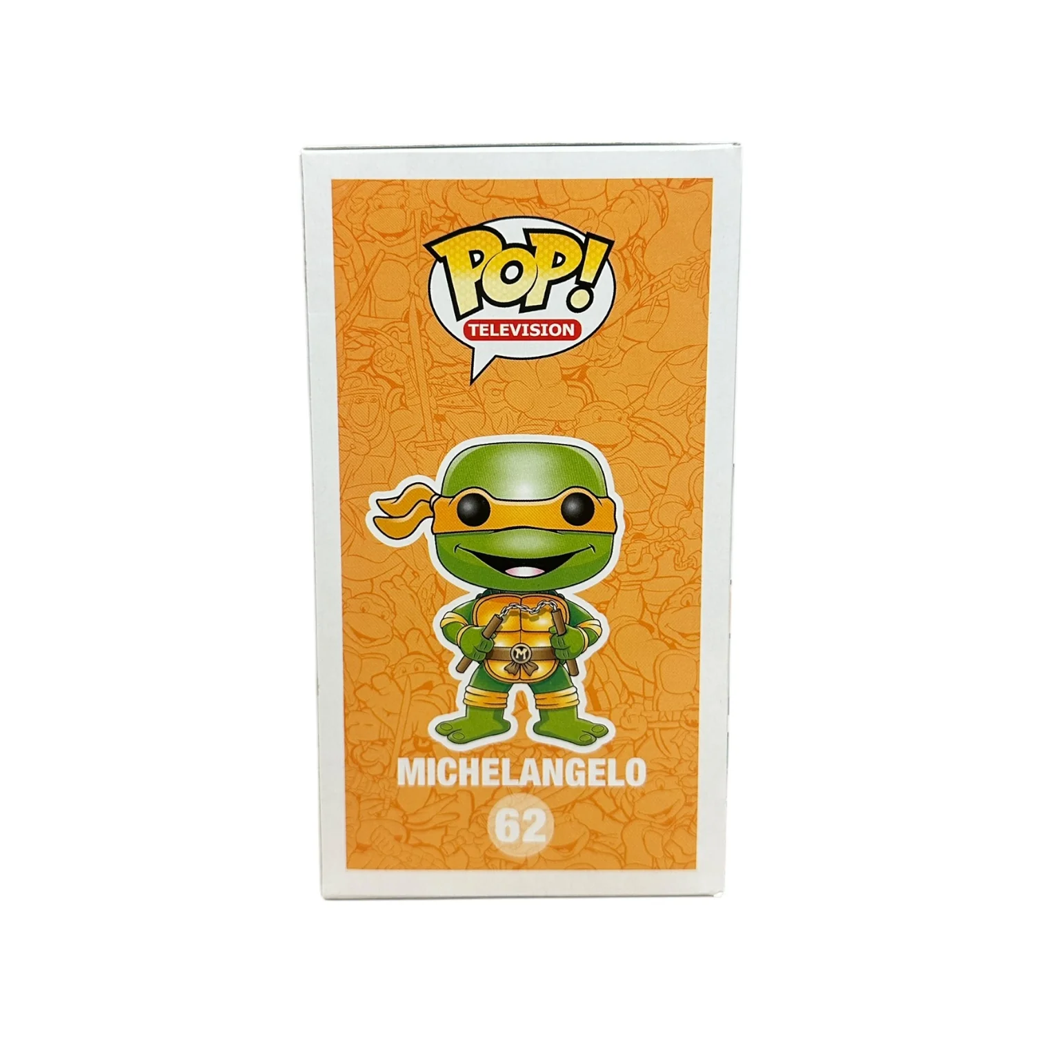 Michelangelo #62 (Grayscale Metallic) Funko Pop! - Teenage Mutant Ninja Turtles - Coast City Styles Exclusive LE500 Pcs - Condition 8.75/10 - Image 4