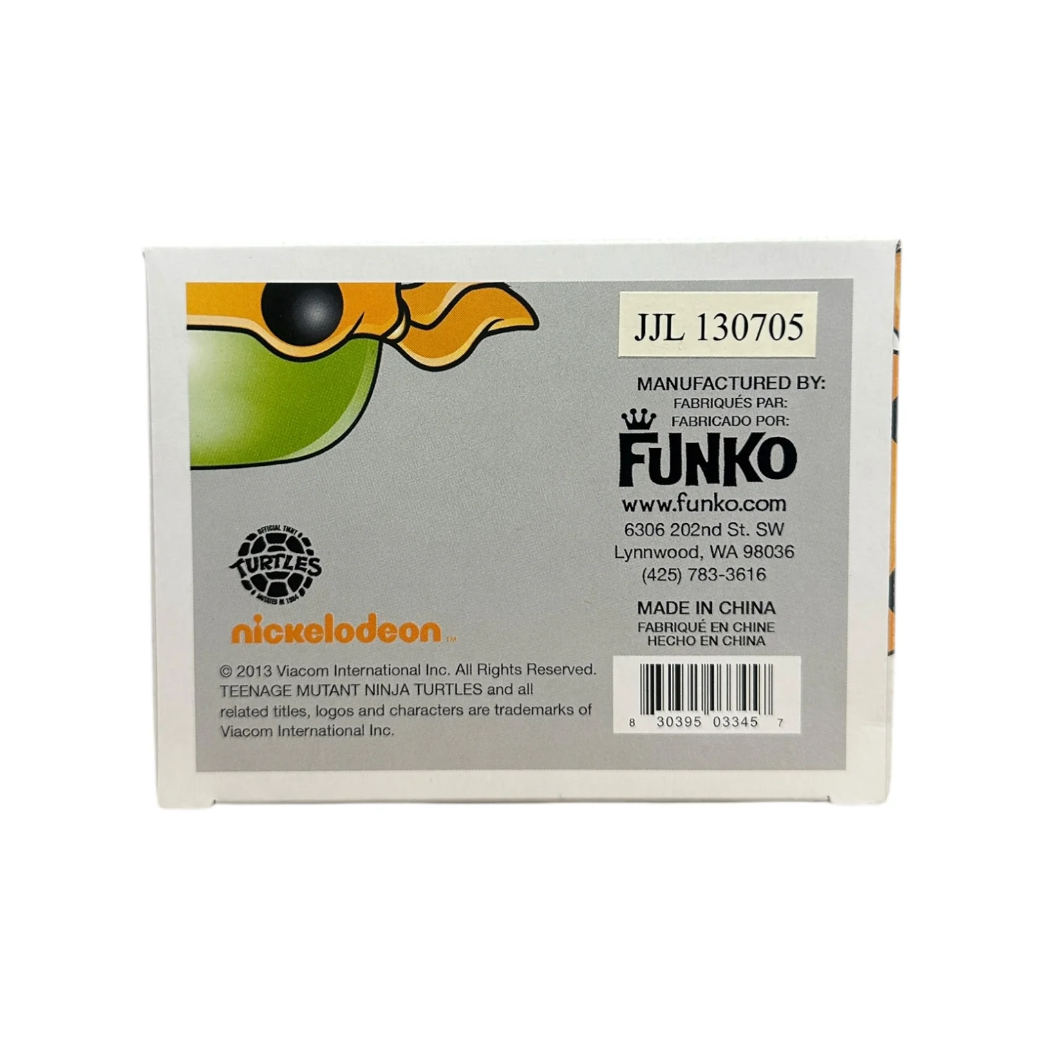 Michelangelo #62 (Grayscale Metallic) Funko Pop! - Teenage Mutant Ninja Turtles - Coast City Styles Exclusive LE500 Pcs - Condition 8.75/10 - Image 6