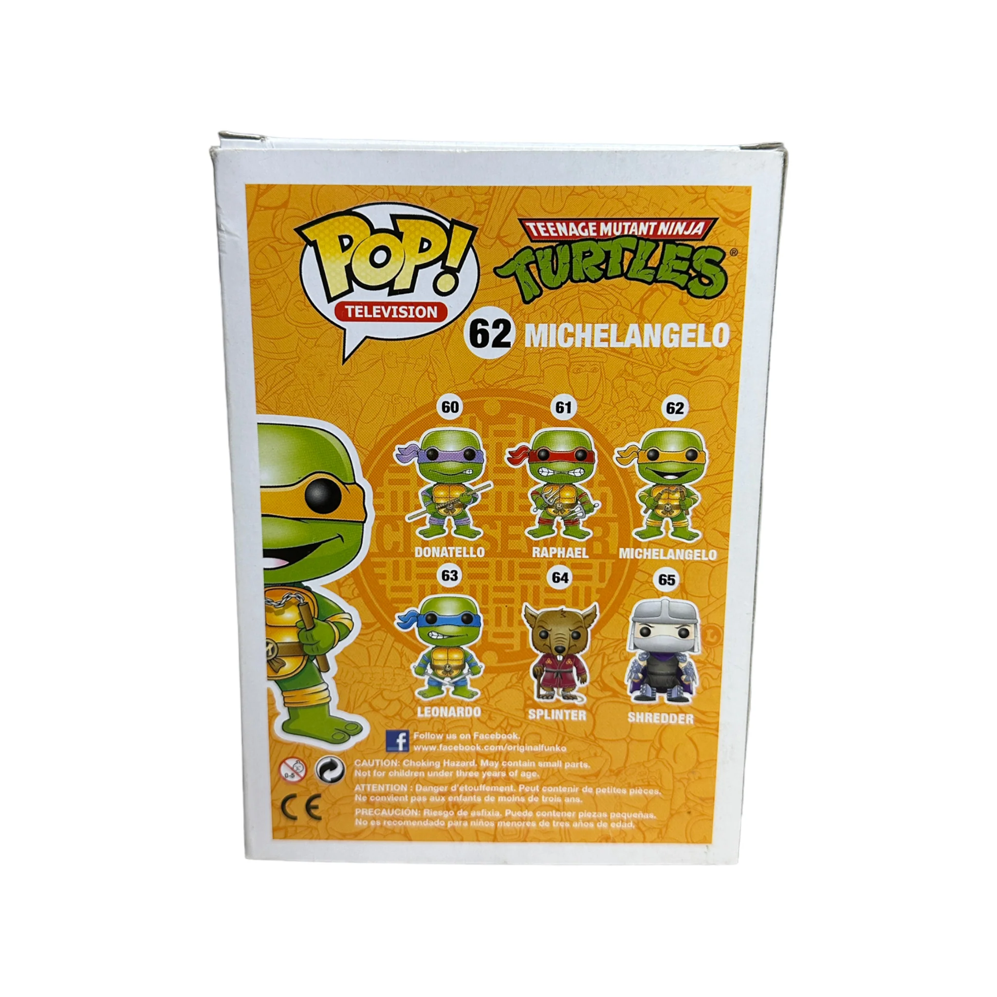 Michelangelo #62 (Metallic) Funko Pop! - Teenage Mutant Ninja Turtles - SDCC 2013 Exclusive LE1008 Pcs - Condition 6.5/10 - Image 3