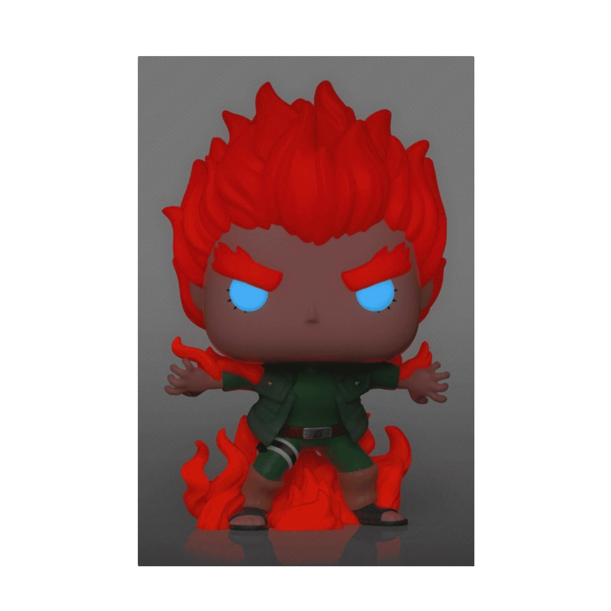 Might Guy (Eight Inner Gates) #824 (Glows in the Dark) Funko Pop! - Naruto Shippuden - Special Edition - Image 2
