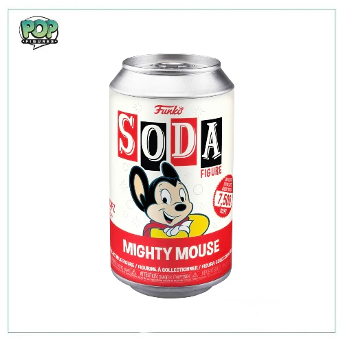 Mighty Mouse Funko Soda Vinyl Figure! - Mighty Mouse - LE7500 Pcs - Chance Of Chase