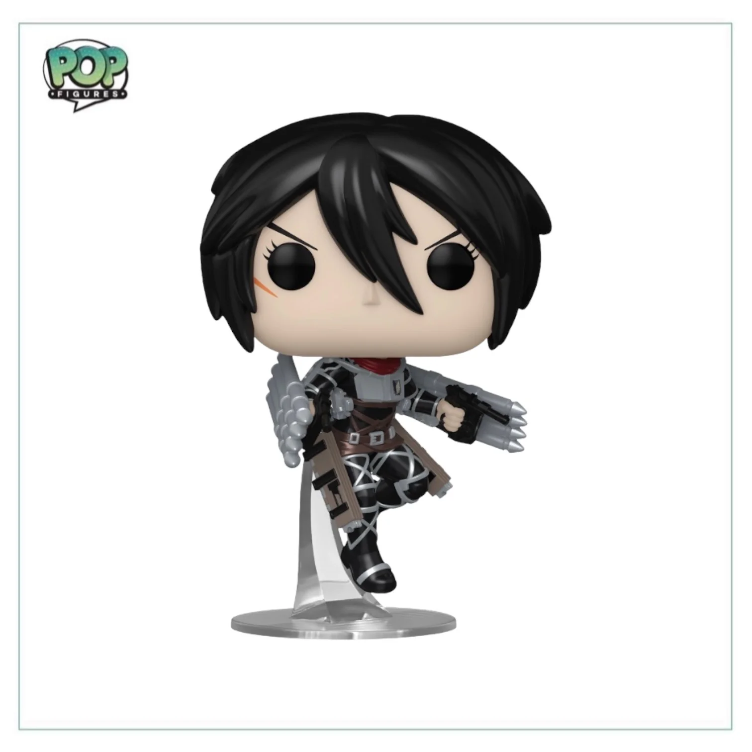 Mikasa Ackermann #1446 (Metallic) Funko Pop! - Attack on Titan - BBTS Exclusive - Image 2