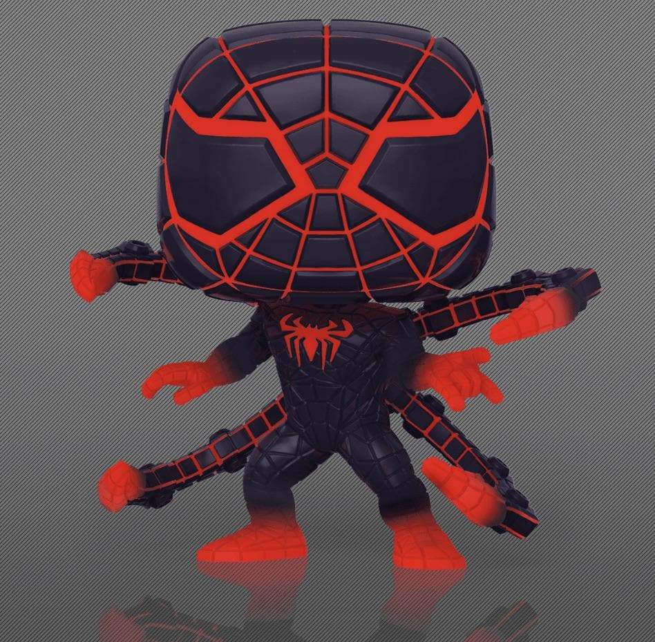Miles Morales (Programmable Matter Suit) Glow in the Dark #775 Funko Pop! Marvel Spider-Man, GameStop Exclusive - Image 2