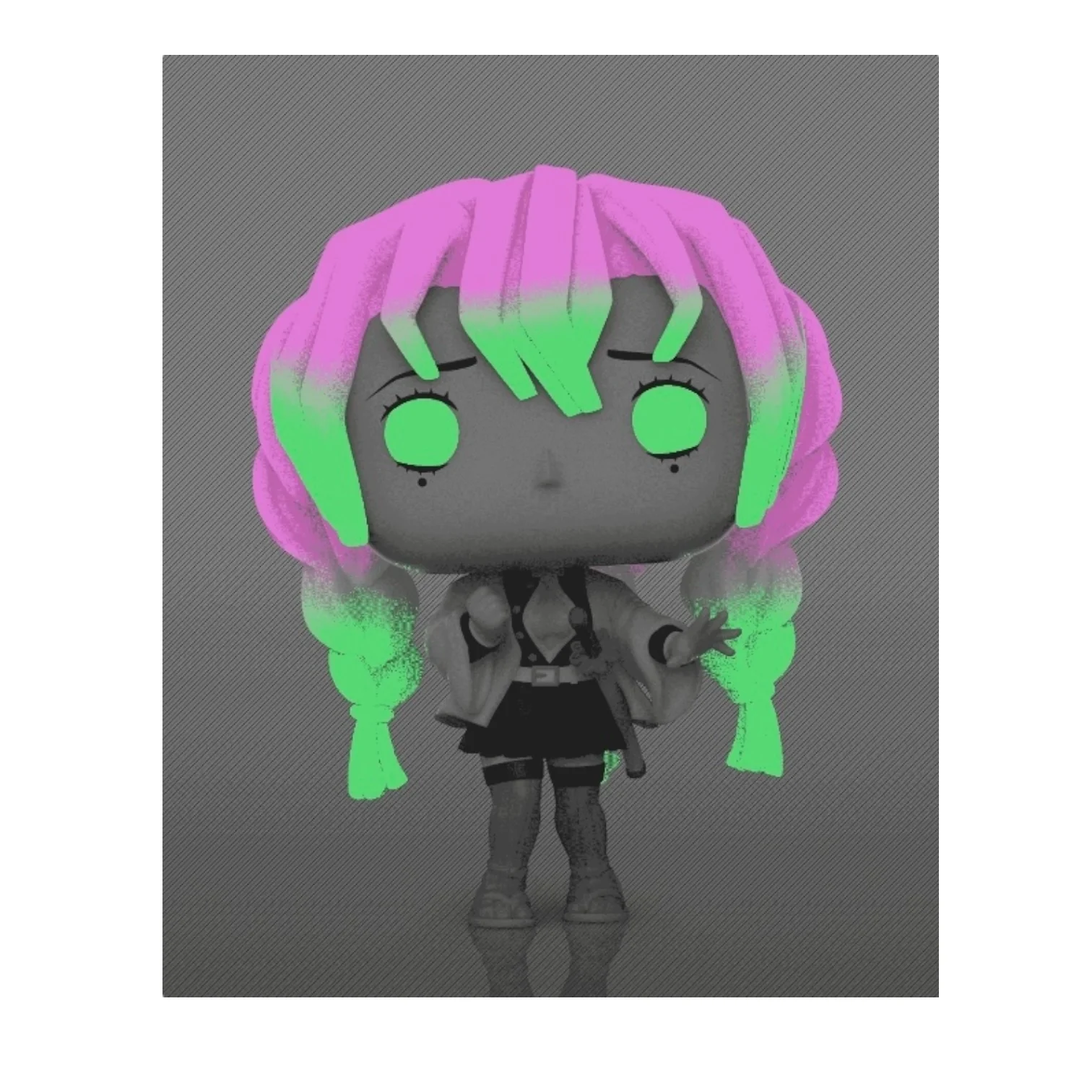 Mitsuri Kanroji #1306 (Glows in the Dark) Funko Pop! - Demon Slayer - Fundom Exclusive - Image 2