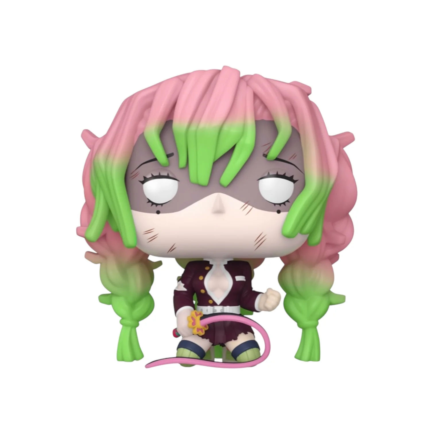 Mitsuri Kanroji #1857 (Battle Damaged) Funko Pop! - Demon Slayer - Hot Topic Exclusive - Image 2