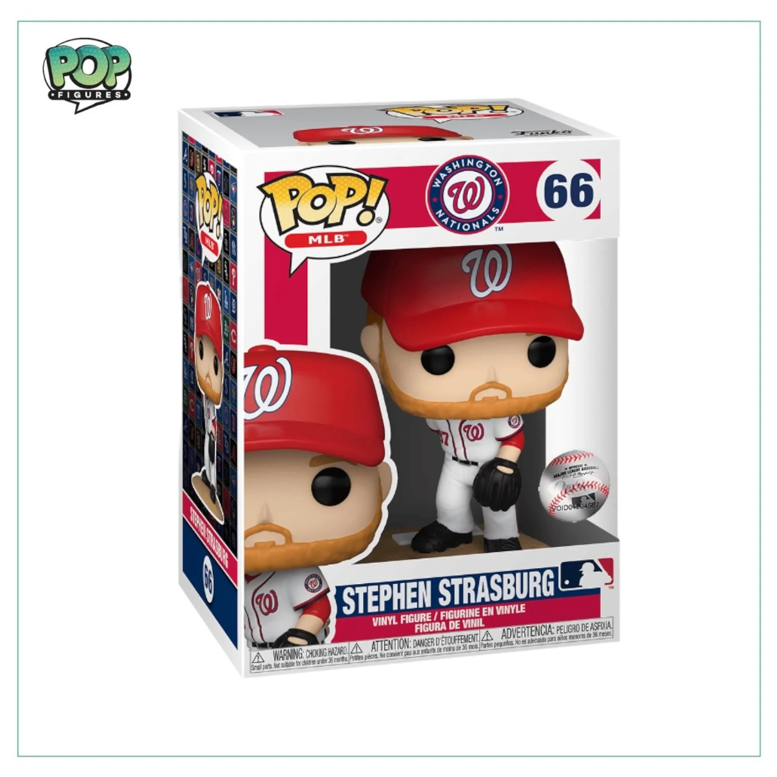 Stephen Strasburg (Home Uniform) #66 Funko Pop! - MLB