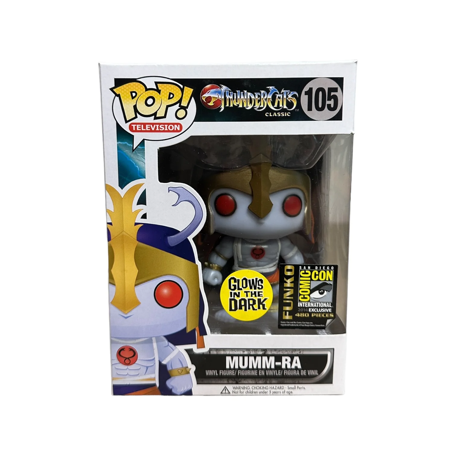 Mumm-Ra #105 (Glows in the Dark) Funko Pop! - Thundercats - SDCC 2014 Exclusive LE480 Pcs - Condition 8.5/10