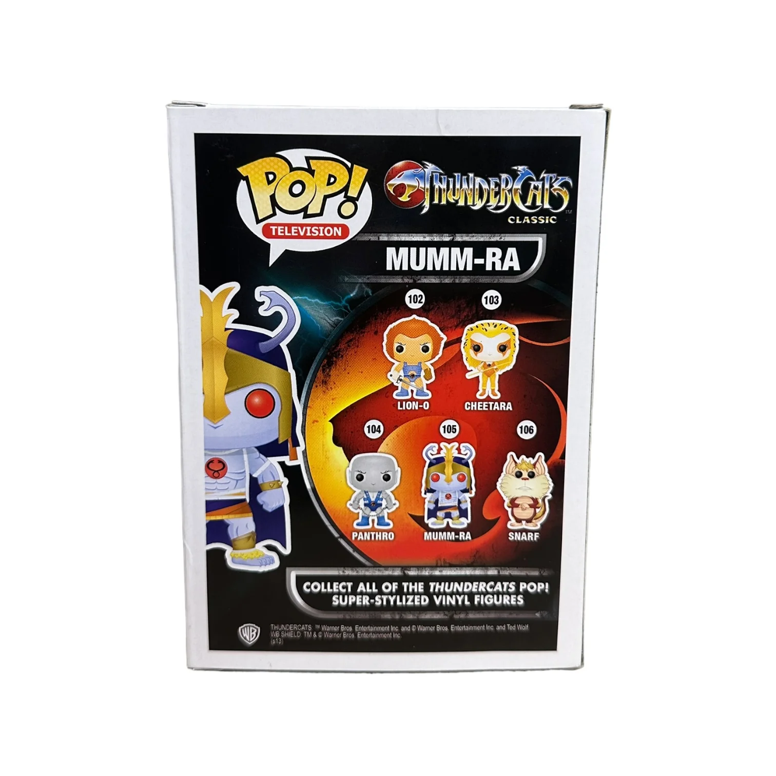 Mumm-Ra #105 (Glows in the Dark) Funko Pop! - Thundercats - SDCC 2014 Exclusive LE480 Pcs - Condition 8.5/10 - Image 3