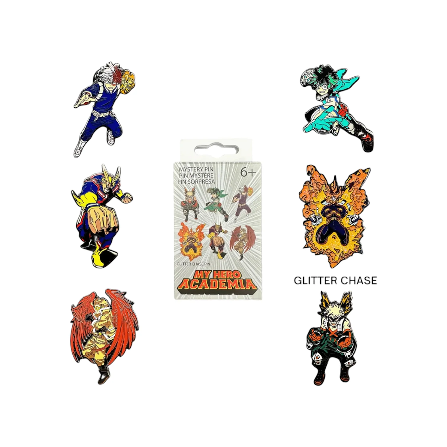My Hero Academia Blind Box Pin -  Character Chibi - Loungefly Blind Box Pins - Chance of Chase