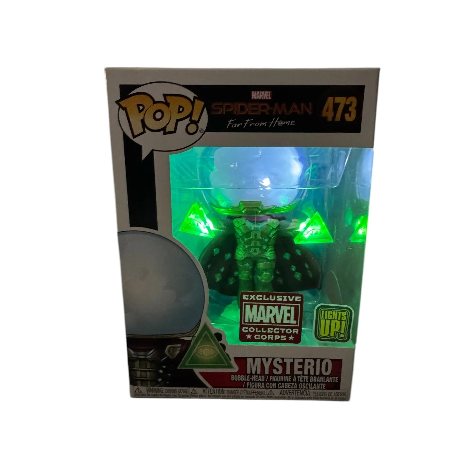 Mysterio (Lights Up) #473 Funko Pop! - Spider-Man Far From Home - Marvel Collectors Corps - Image 2