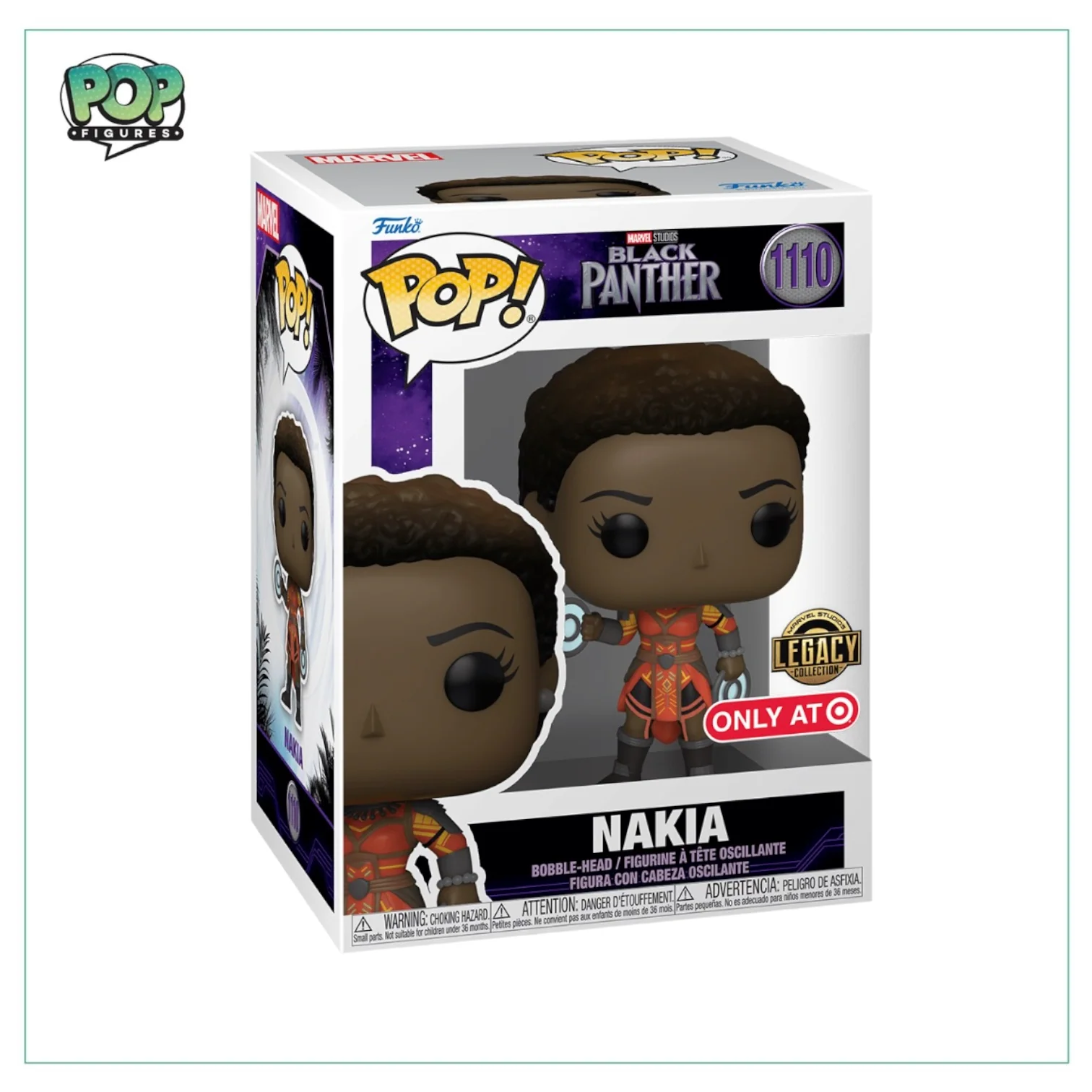 Nakia #1110 Funko POP! - Black Panther - Only at Target Legacy Collection
