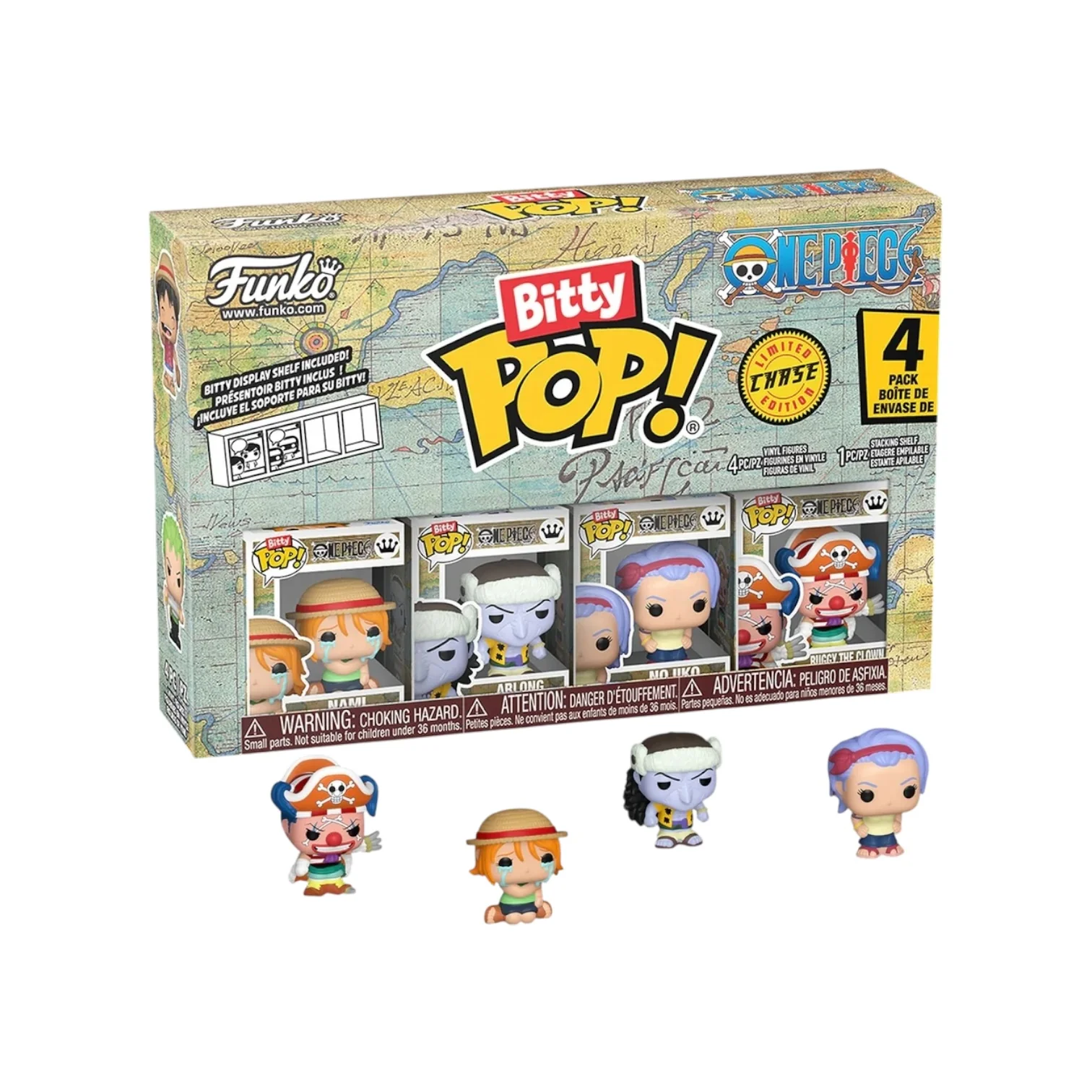 Nami Funko 4 Pack Bitty Pop - One Piece - Chance of Chase