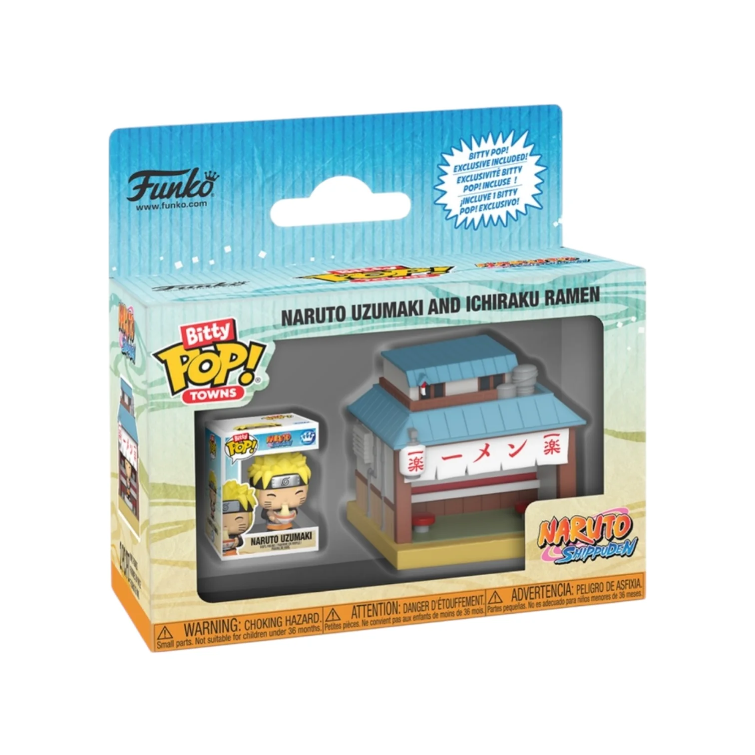 Naruto Uzumaki and Ichiraku Ramen Funko Bitty Pop Town - Naruto: Shippuden
