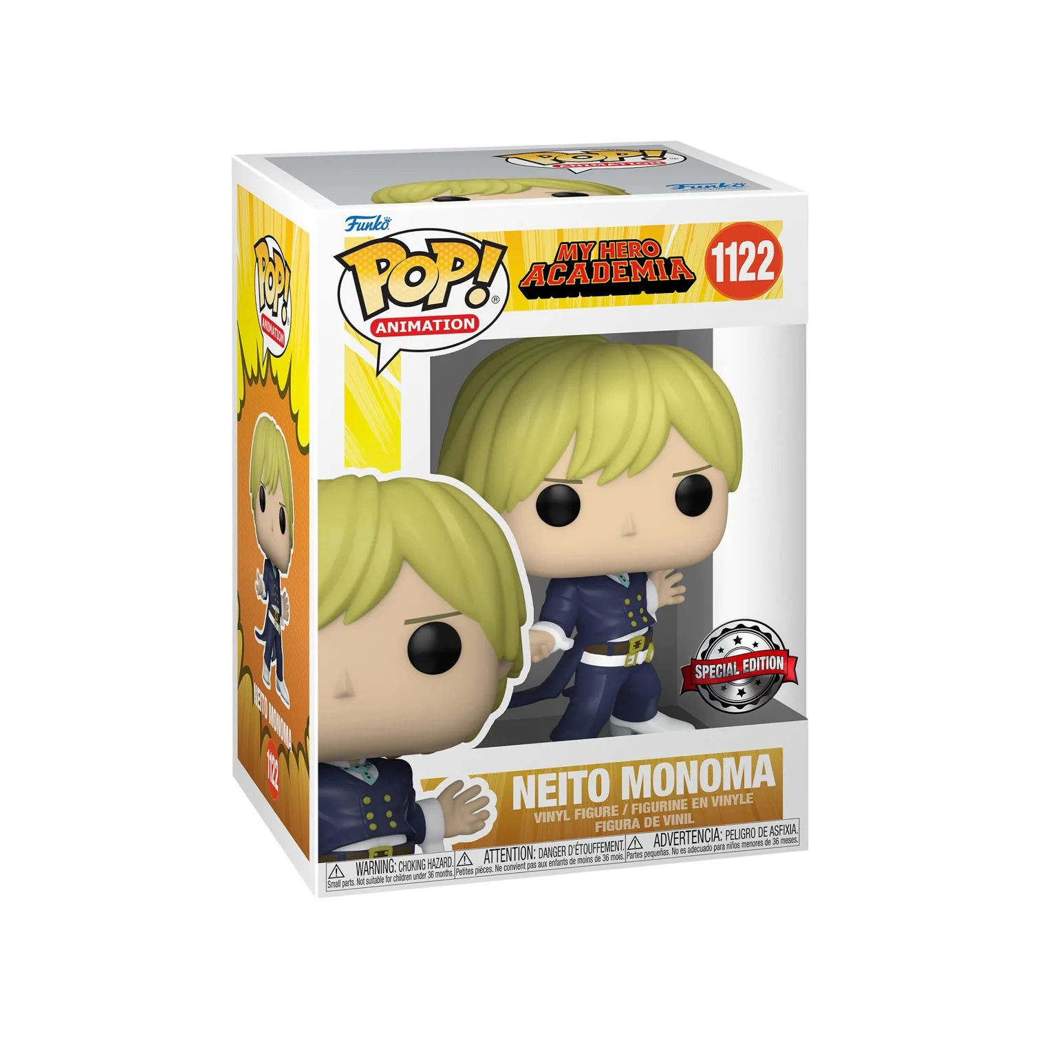 Neito Monoma #1122 Funko Pop! - My Hero Academia - Special Edition