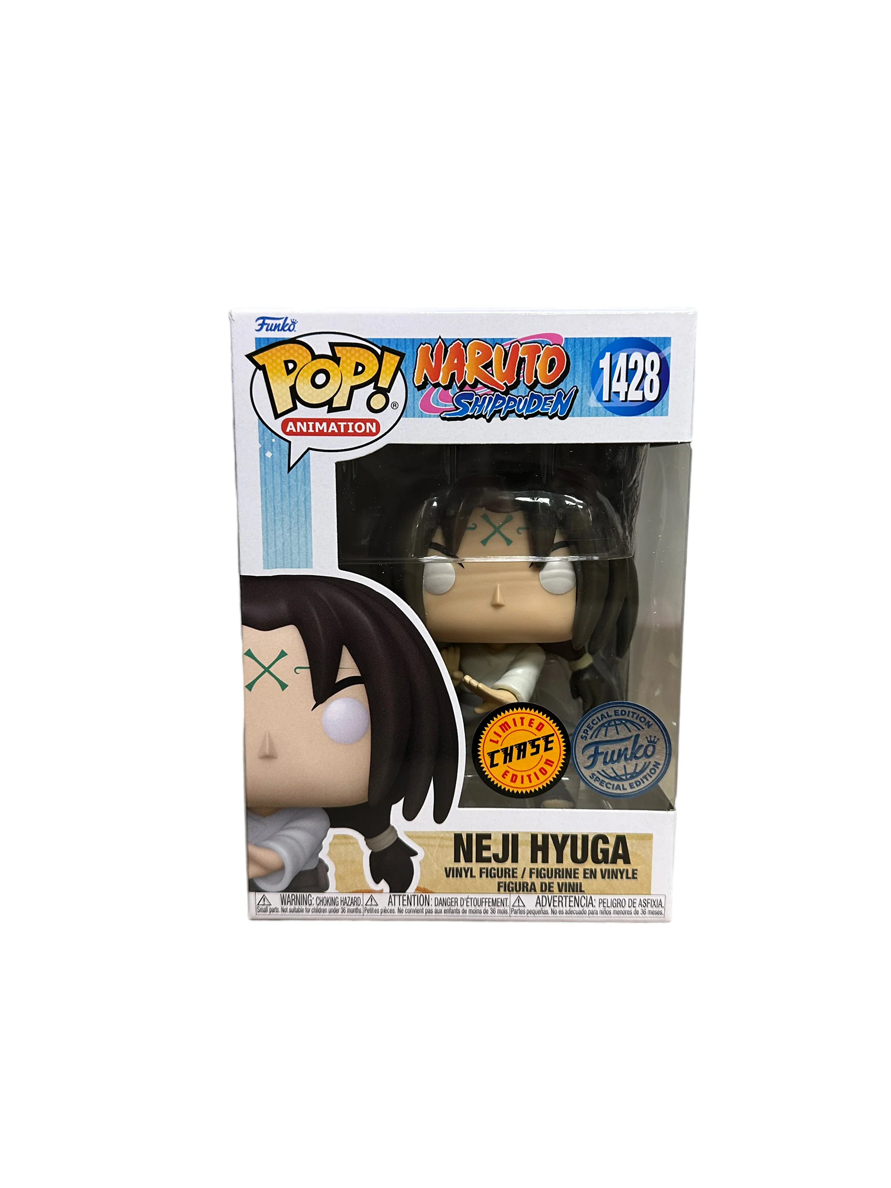Neji Hyuga #1428 (Curse Mark Chase) Funko Pop! - Naruto Shippuden - Special Edition - Condition 9.5/10 - Image 2