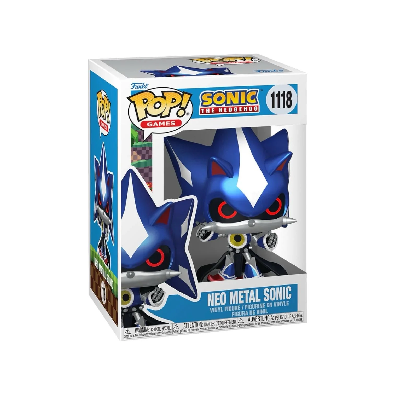 Neo Metal Sonic (Metallic) #1118 Funko Pop - Sonic the Hedgehog