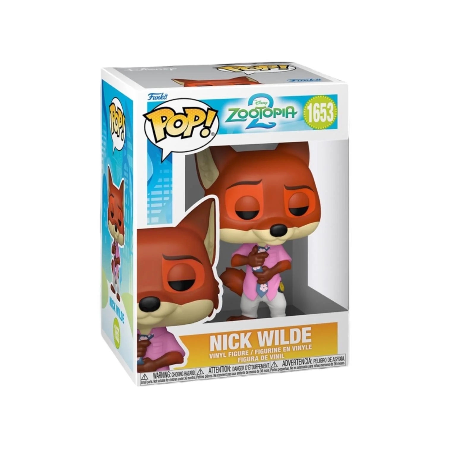 Nick Wilde #1653 Funko Pop - Zootopia 2