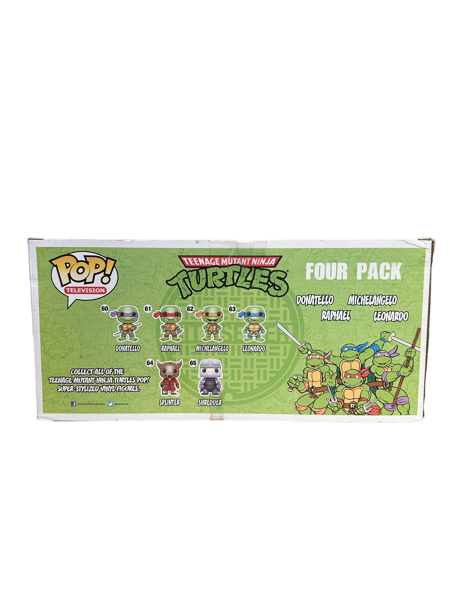 Ninja Turtles (Glows in the Dark) 4 Pack Funko Pop! - Teenage Mutant Ninja Turtles - Amazon Exclusive - Condition 6/10 - Image 4