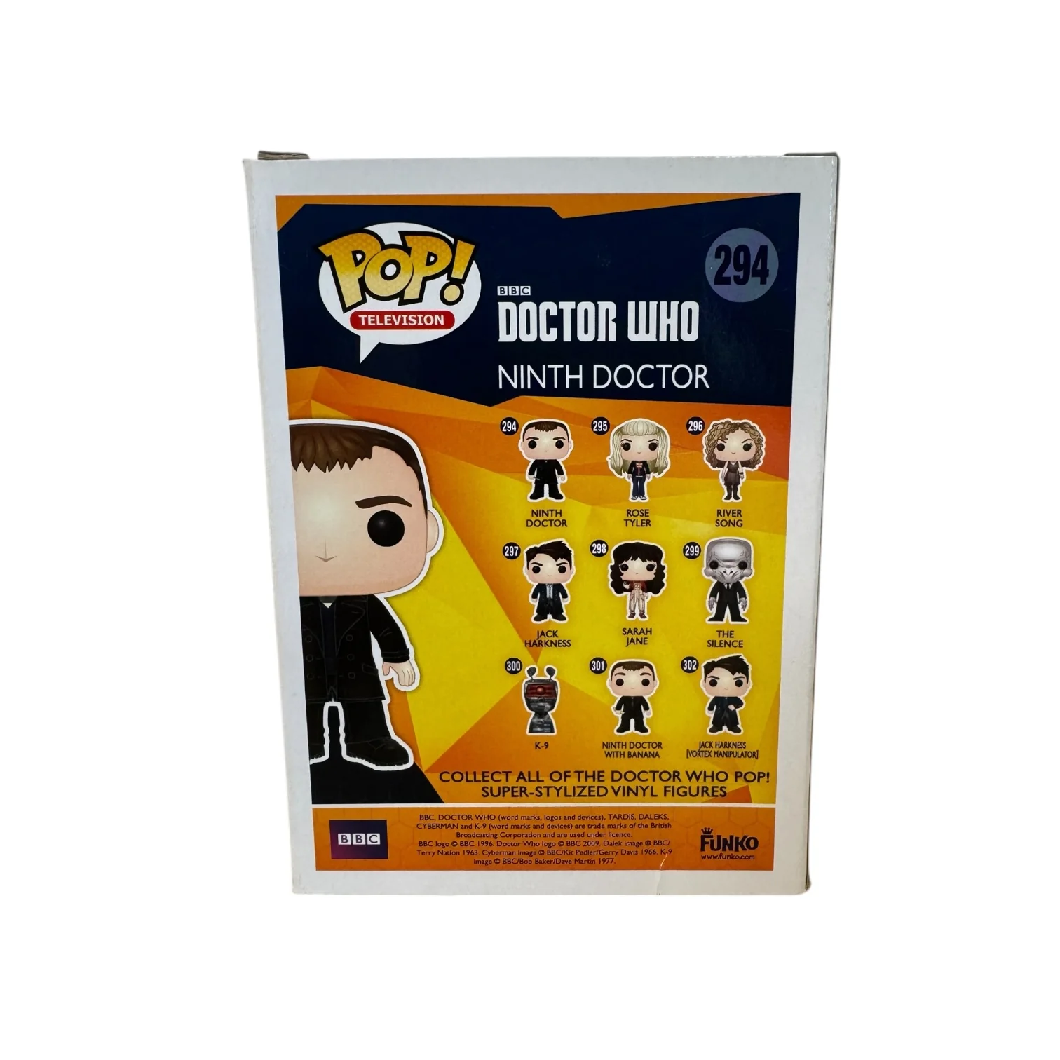 Ninth Doctor Funko Pop! #294 - Doctor Who - Condition 6.5/10 - Image 3