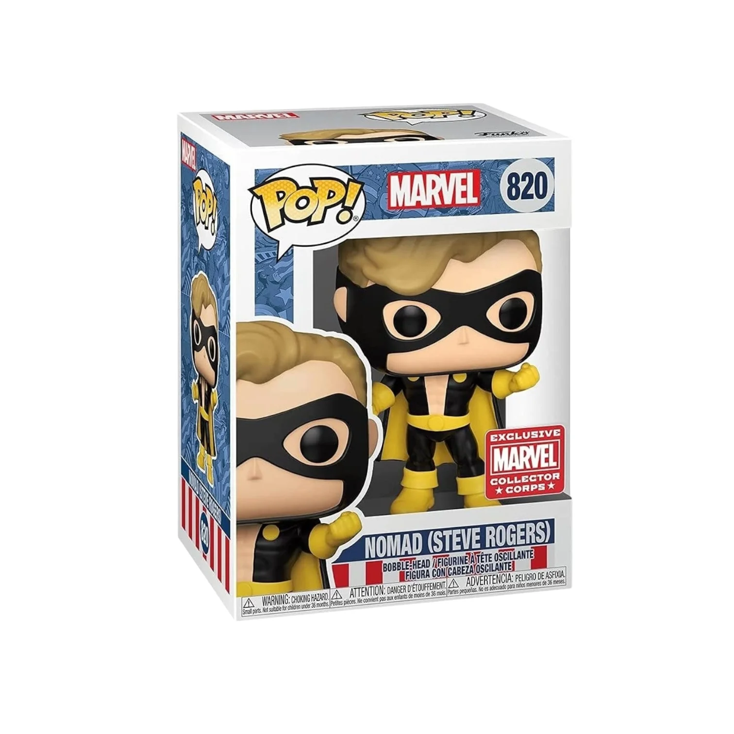 Nomad (Steve Rogers) #820 Funko Pop! - Marvel Collectors Corps Exclusive