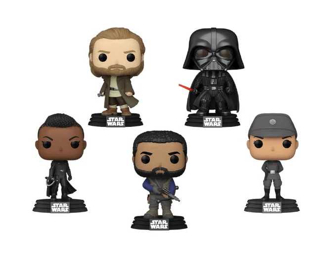Obi-Wan Kenobi / Darth Vader / Kawlan Roken / Tala Durith / Reva - Deluxe Star Wars 5 Pack Funko Pop!- Walmart Exclusive - Image 2