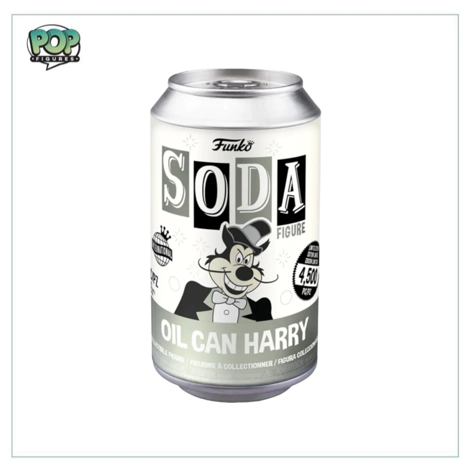 Oil Can Harry Funko Soda Vinyl Figure! - Mighty Mouse - International LE4500 Pcs - Chance of Chase