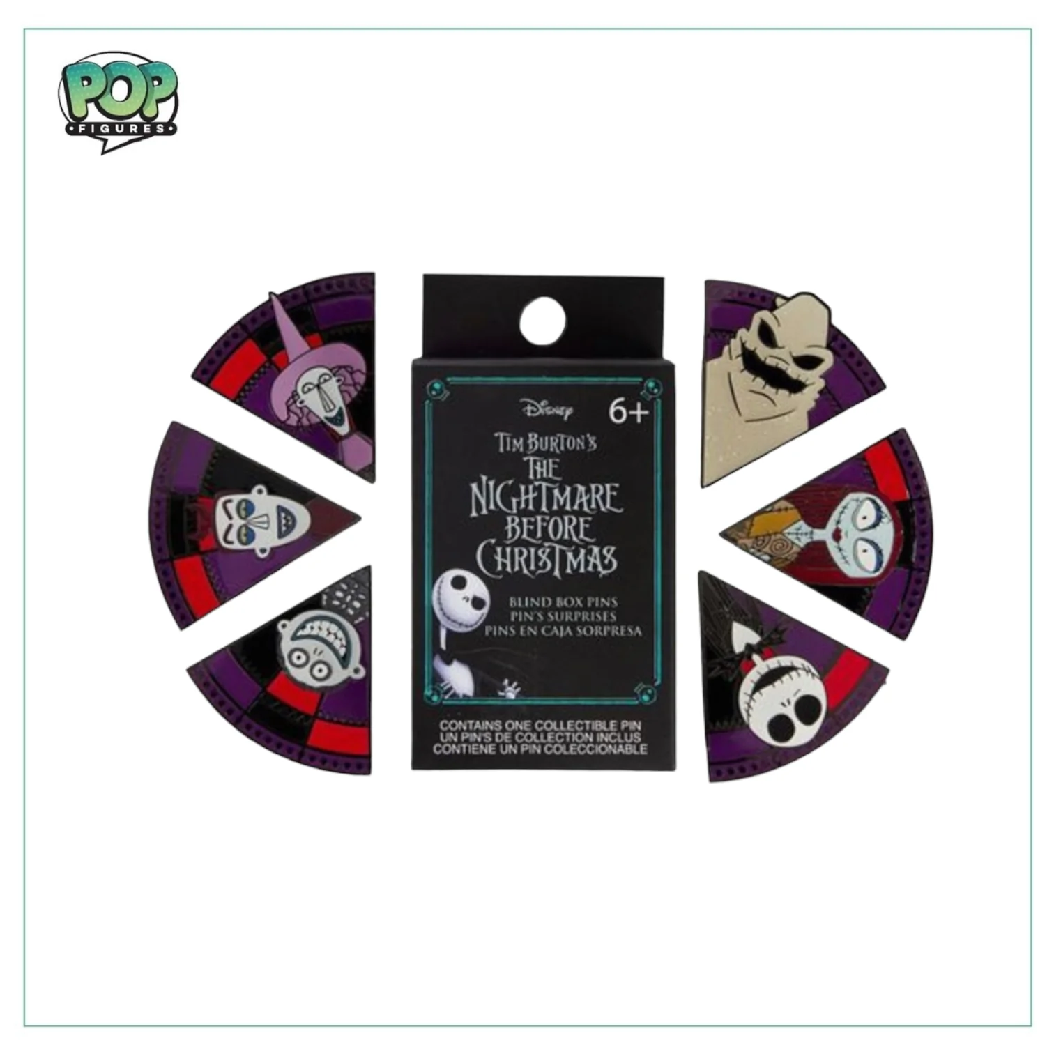 Oogie Boogie Wheel - The Nightmare Before Christmas  - Loungefly Enamel Blind Box
