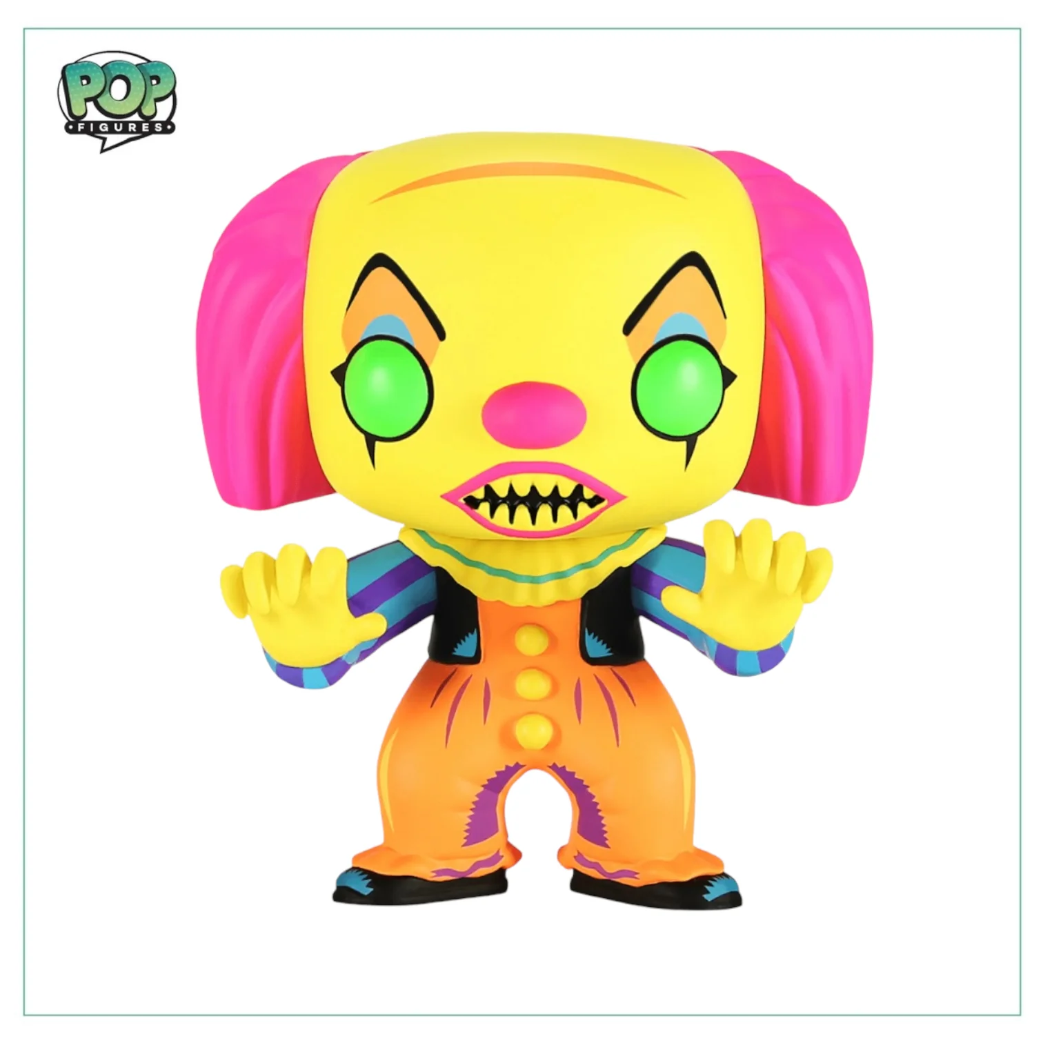 Pennywise #55 Funko Pop! - IT The Movie - Blacklight - Special Edition - Image 2