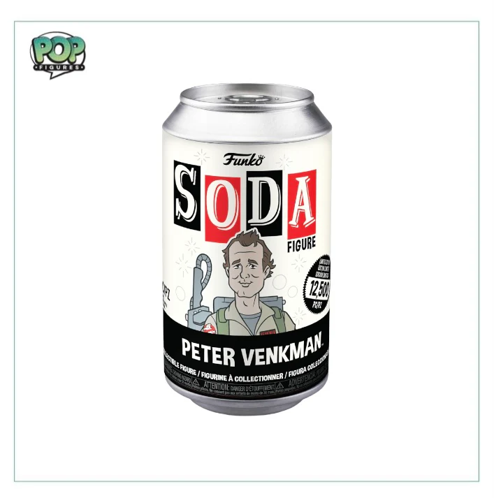 Peter Venkman Funko Soda Vinyl Figure! - Ghostbusters - LE12500 Pcs USA - Chance of Chase