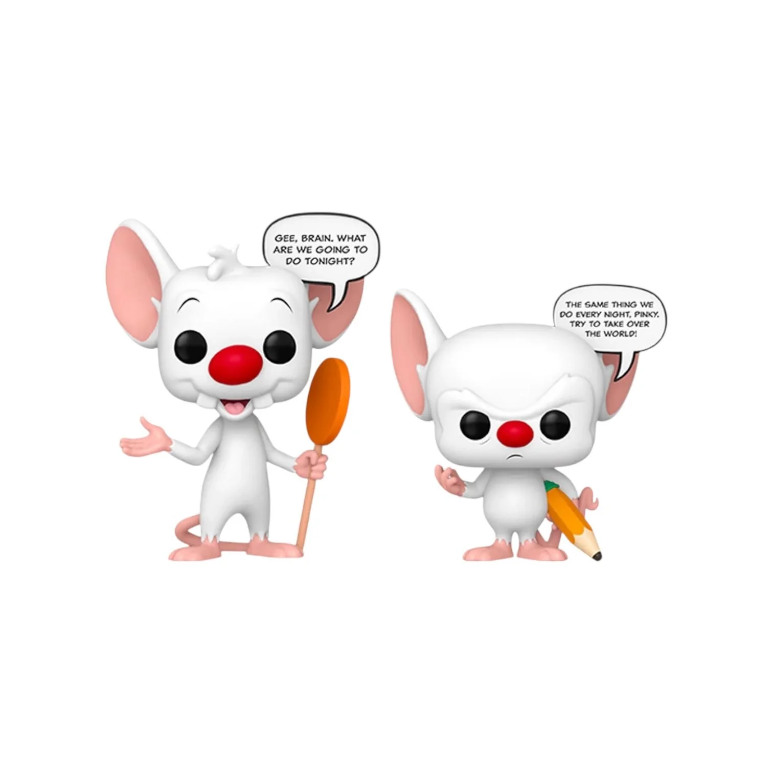 Pinky & The Brain (Glow in the dark) 2pack Funko Pop - Pinky and The Brain - PREORDER - Image 2