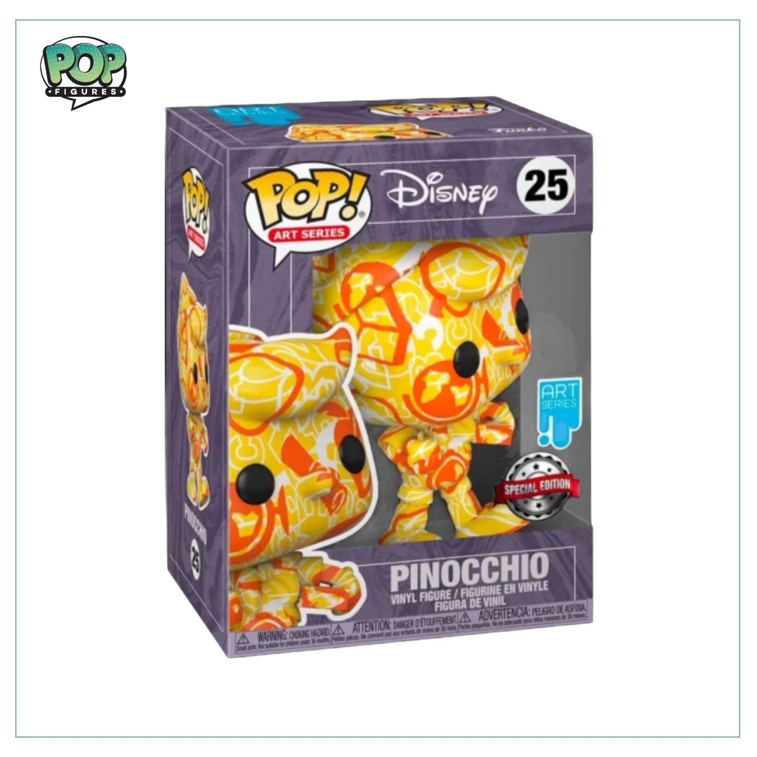 Pinocchio #25 Funko Pop! - Disney Art Series - Special Edition
