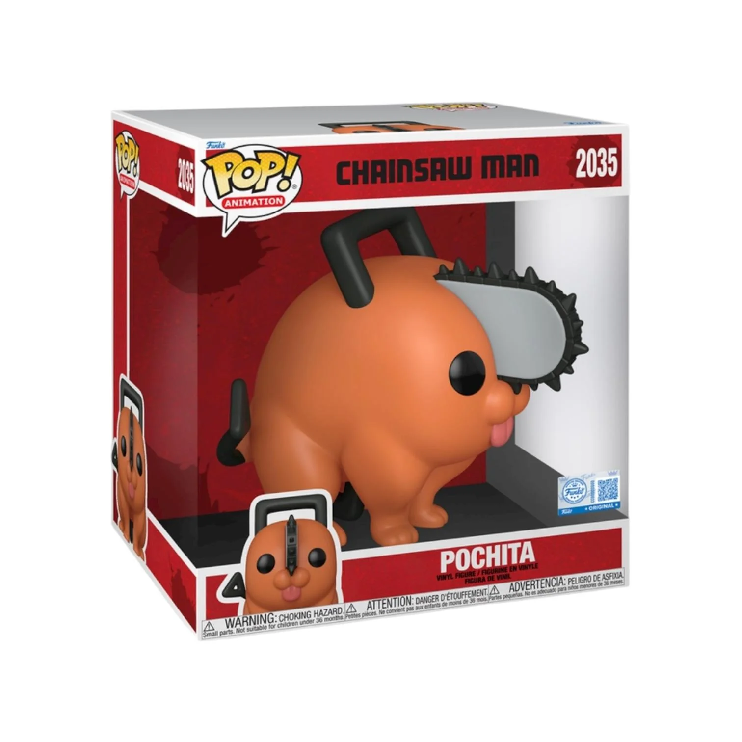 Pochita #2035 Jumbo Funko Pop - Chainsaw Man