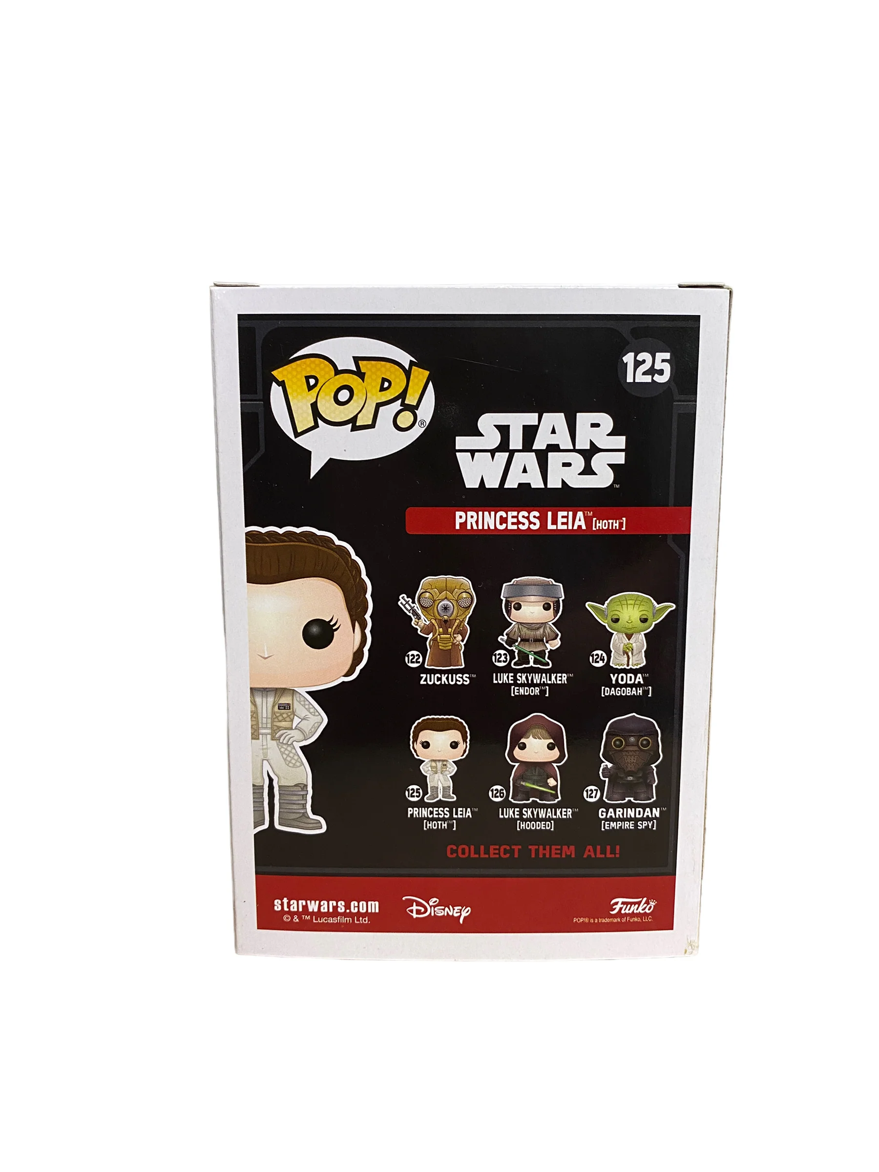 Princess Leia [Hoth] #125 Funko Pop! - Star Wars - Galactic Convention 2017 Exclusive - Condition 8.75/10 - Image 4