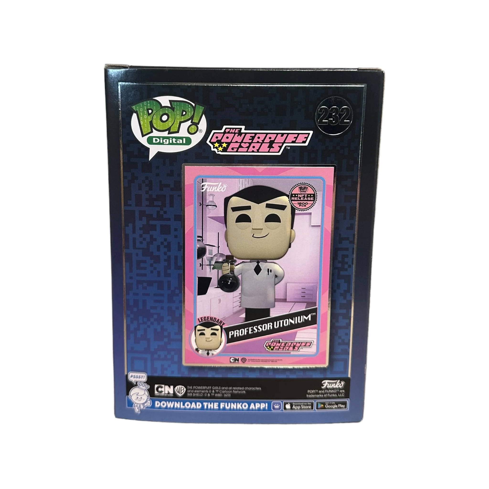 Professor Utonium #232 Funko Pop! - The Powerpuff Girls - NFT Release Exclusive LE1800 Pcs - Condition 9.5/10 - Image 3