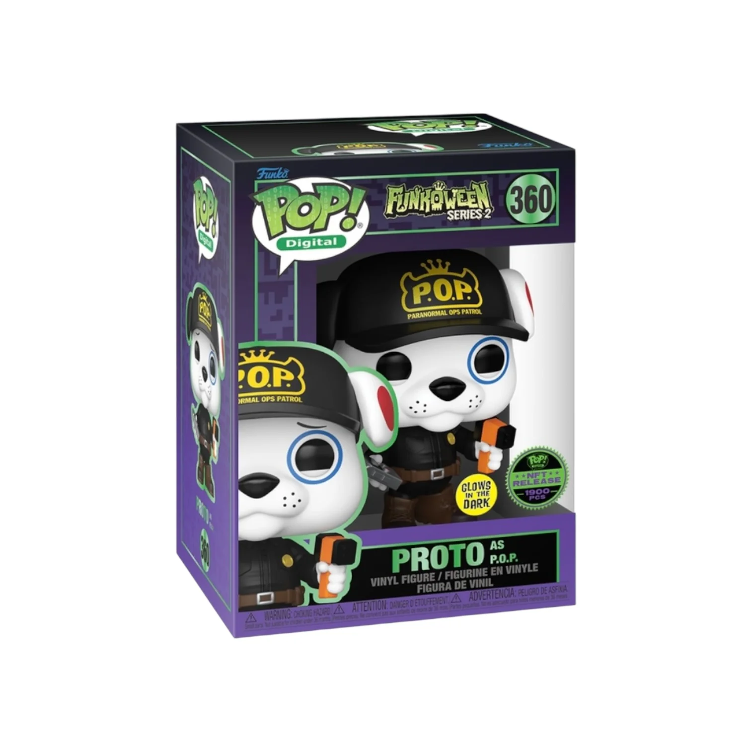 Proto as P.O.P #360 (Glows in the Dark) Funko Pop! - Funkoween Series 2 - NFT Release Exclusive LE1900 Pcs