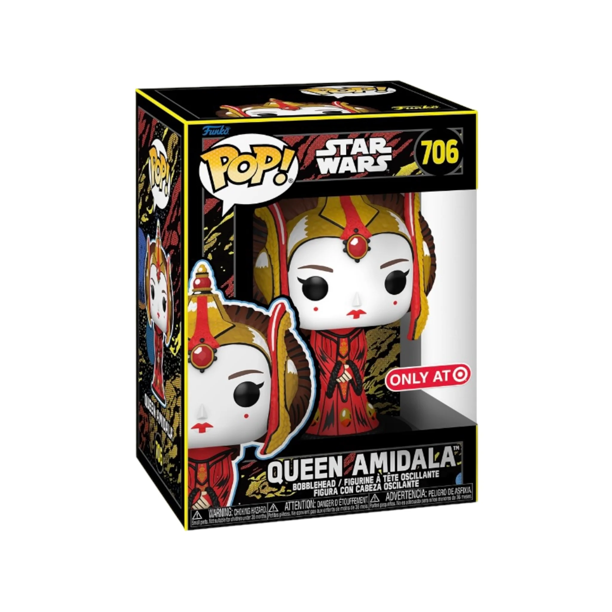 Queen Amidala #706 (Retro) Funko Pop! - Star Wars: The Phantom Menace - Target Exclusive