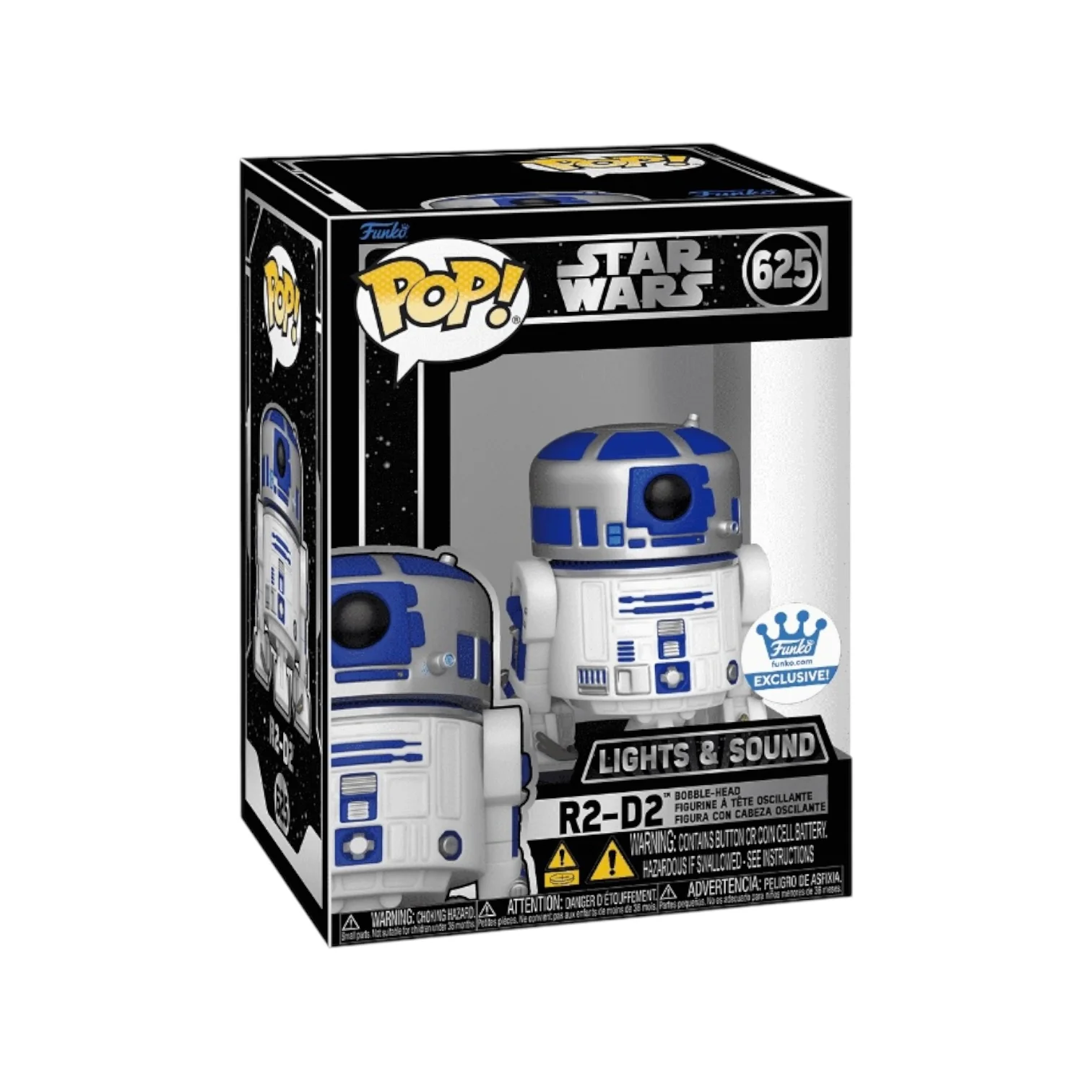R2-D2 #625 (Lights & Sound) Funko Pop! - Star Wars - Funko Shop Exclusive