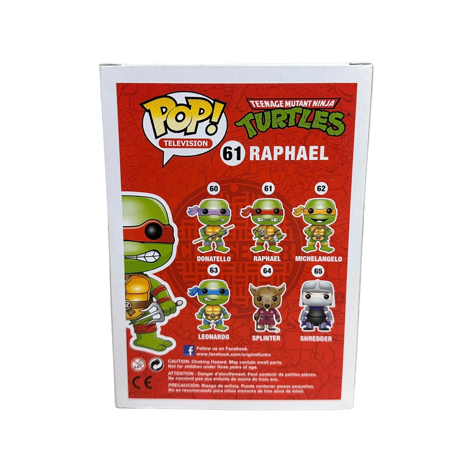 Raphael #61 (Grayscale) Funko Pop! - Teenage Mutant Ninja Turtles - Alamo City Comic Con 2013 Exclusive LE2000 Pcs - Condition 8.75/10 - Image 3