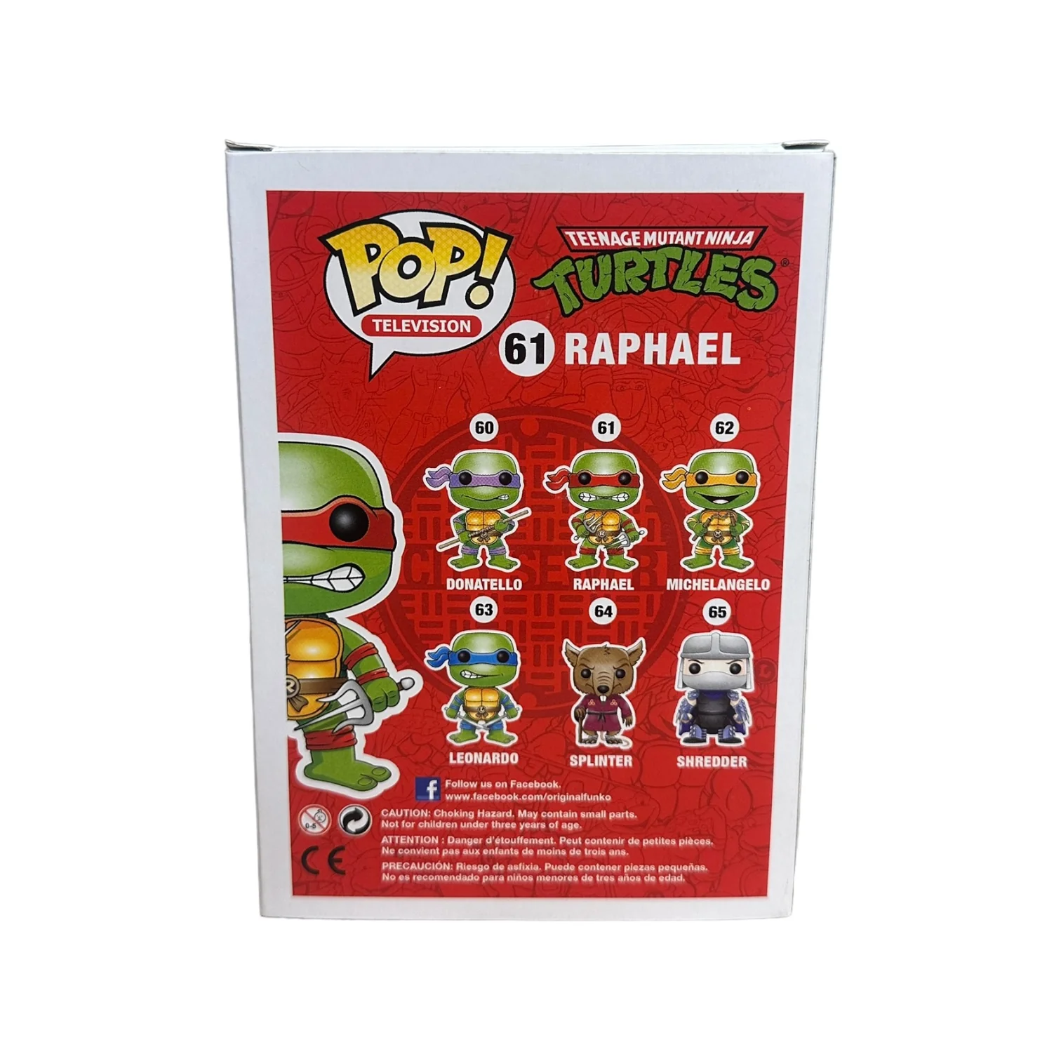Raphael #61 (Grayscale Metallic) Funko Pop! - Teenage Mutant Ninja Turtle - ACCC 2013 Exclusive LE500 Pcs - Condition 9/10 - Image 3
