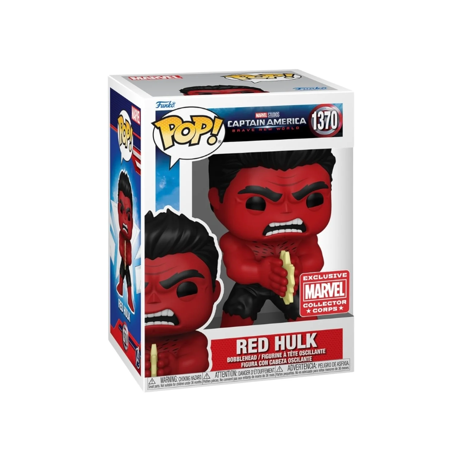 Red Hulk #1370 Funko Pop! - Captain America: Brave New World - Marvel Collector Corps Exclusive