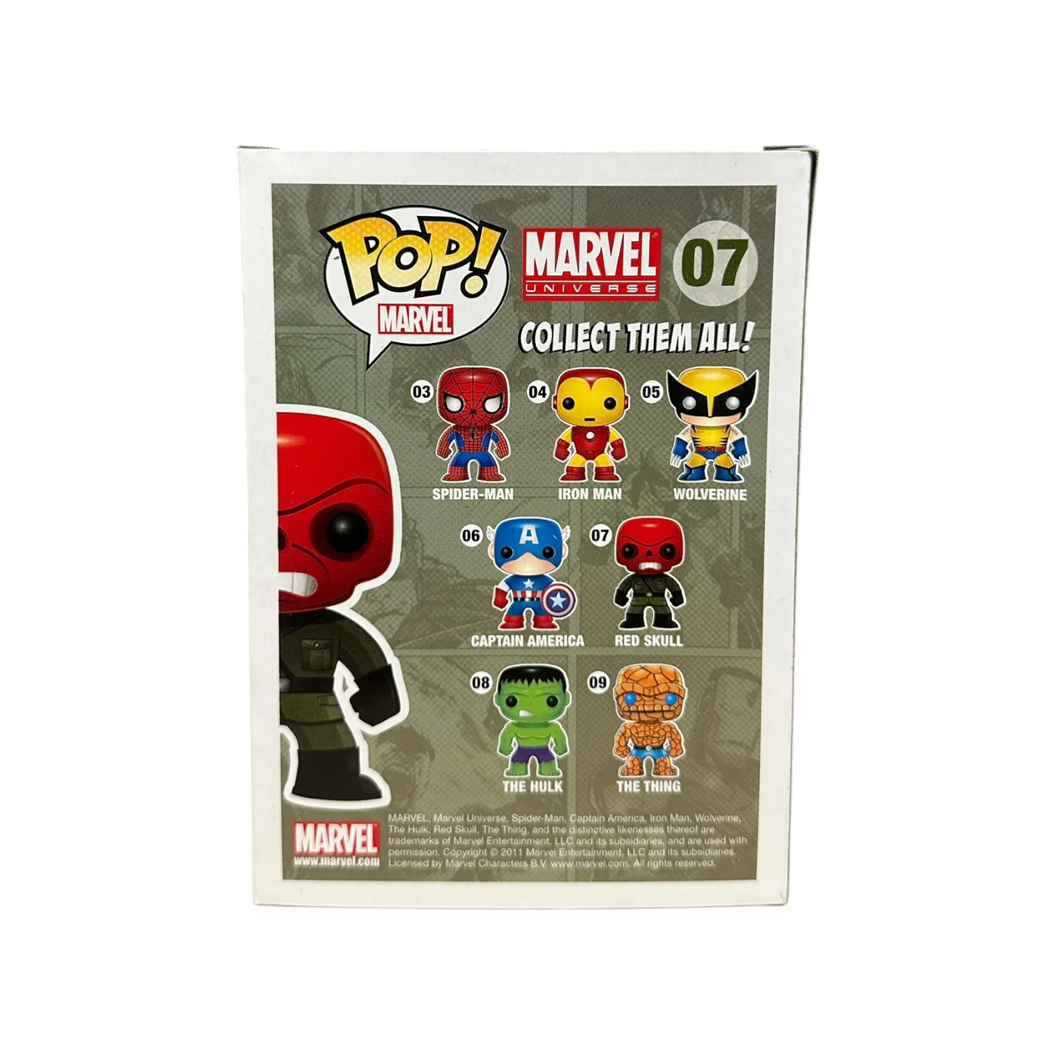 Red Skull #07 Funko Pop! - Marvel Universe - 2011 Pop! - Condition 8/10 - Image 3