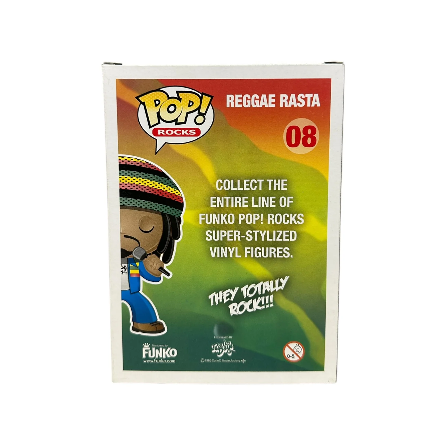 Reggae Rasta #08 (Green Jacket Chase) Funko Pop! - Rocks - 2010 Pop! - Condition 8/10 - Image 3