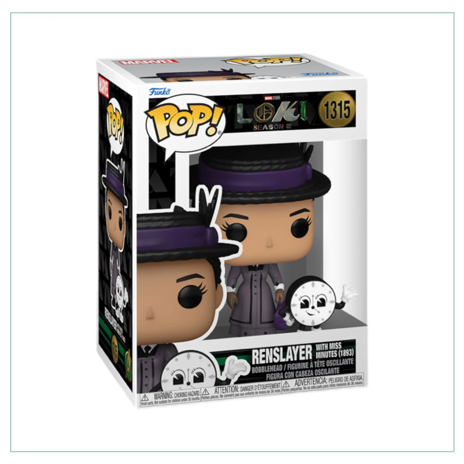 Renslayer W/ Miss Minutes (1893) #1315 Funko Pop! Loki