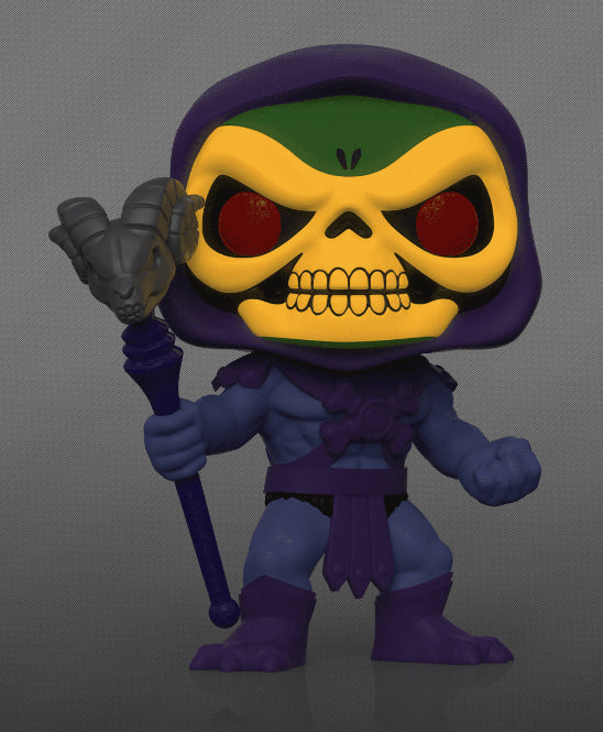 Skeletor (Glow In The Dark) #73 Deluxe Funko 10” Pop! Masters Of The Universe, GameStop - Image 3