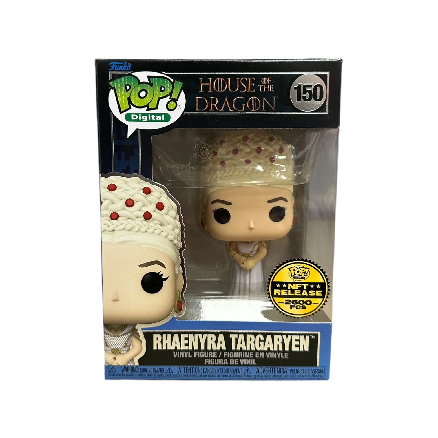 Rhaenyra Targaryen #150 Funko Pop! - House of The Dragon - NFT Release Exclusive LE2600 Pcs - Condition 8.75/10