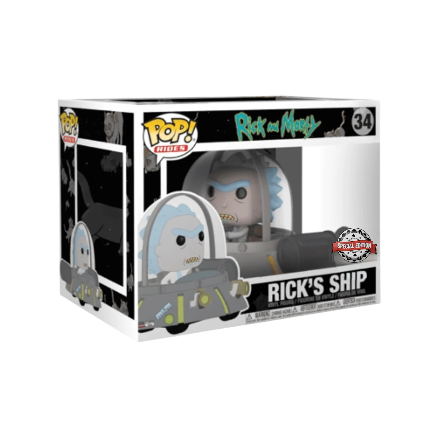 Rick's Ship #34 Funko Pop Ride! - Rick and Morty - Special Edition