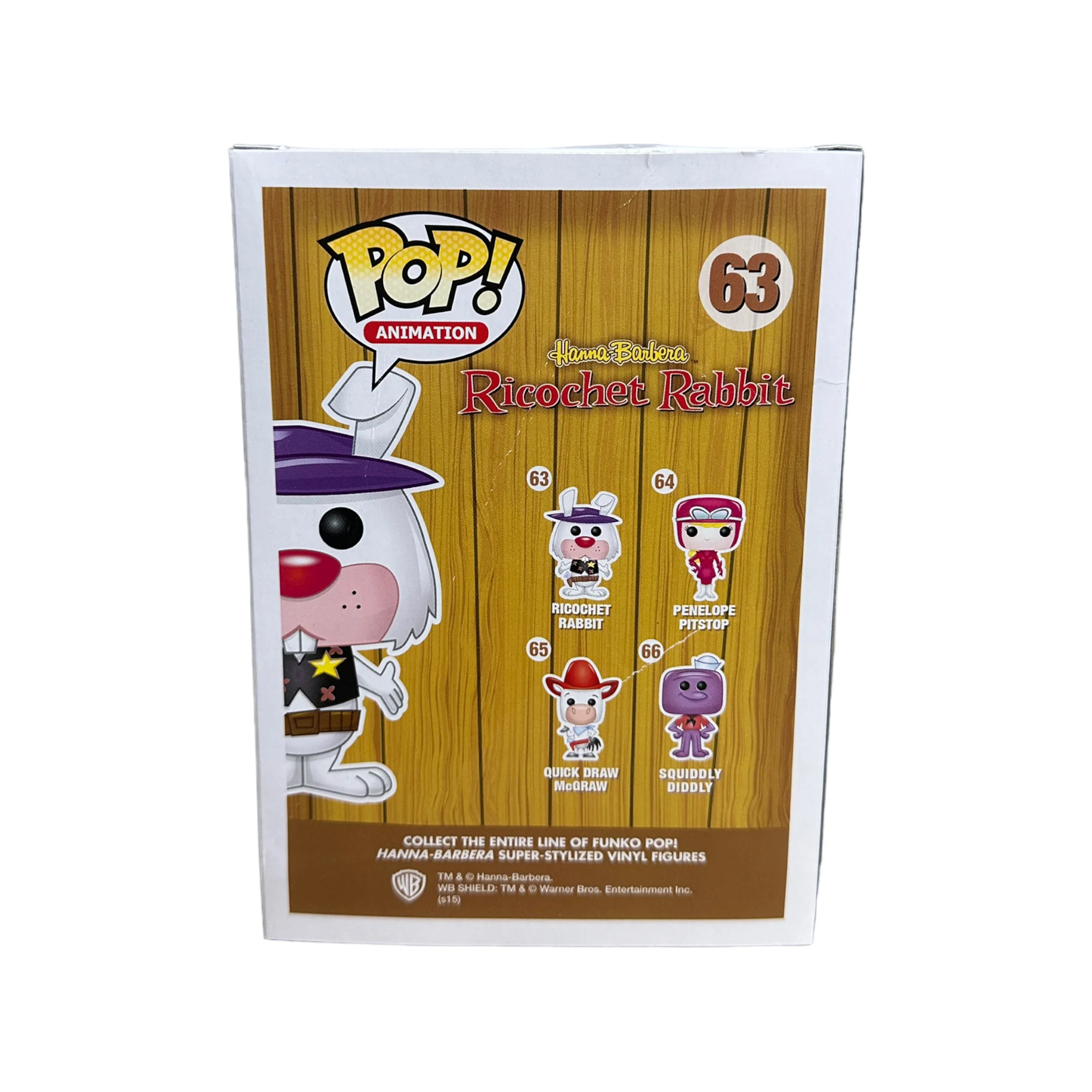 Ricochet Rabbit #63 (Yellow) Funko Pop! - Ricochet Rabbit - NYCC 2015 Exclusive LE300 Pcs - Condition 6/10 - Image 3