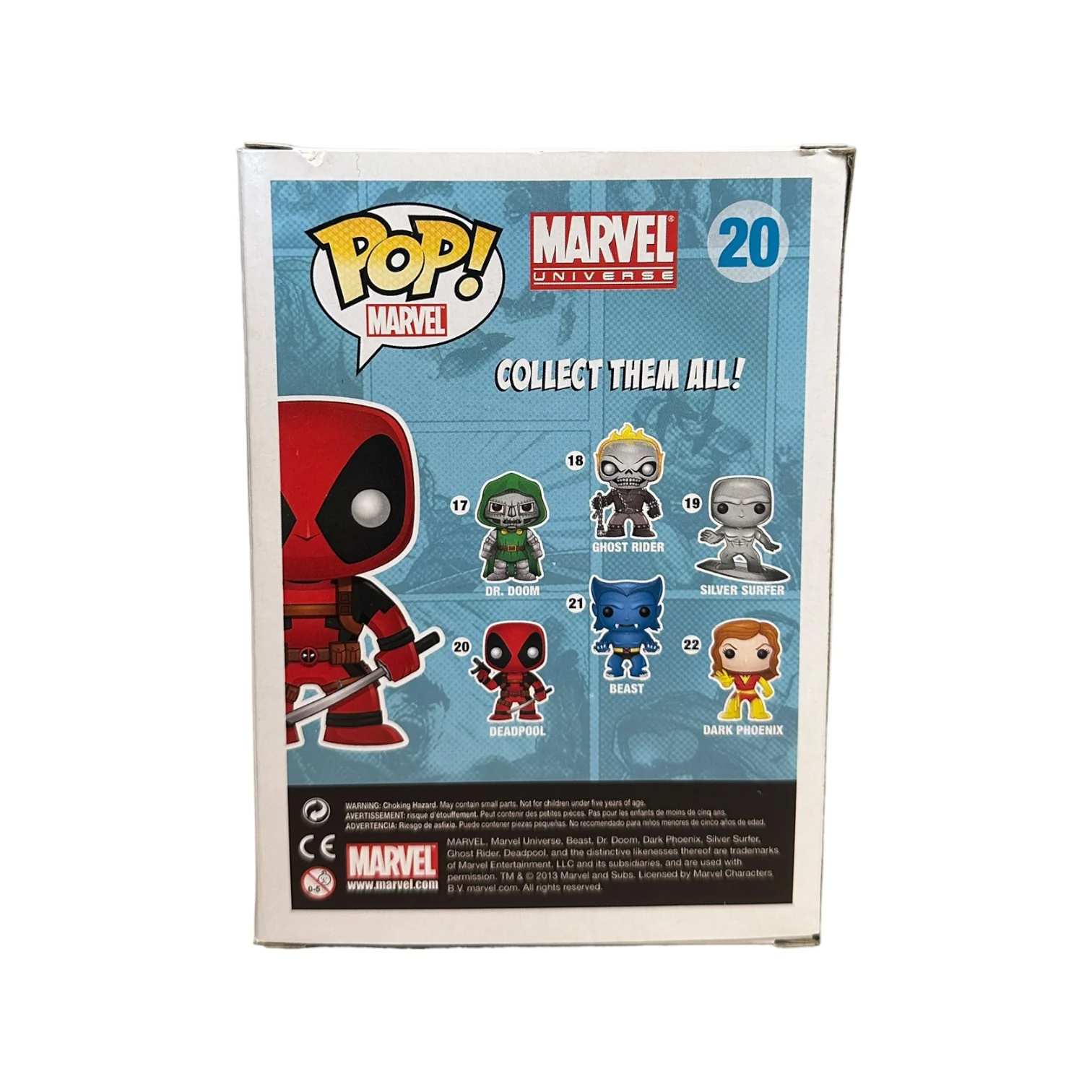 Rob Liefield Signed Deadpool #20 (Metallic) Funko Pop! - Marvel Universe - SDCC 2013 Exclusive LE480 Pcs - Condition 8/10 - Robliefieldcreations.com COA - Image 3